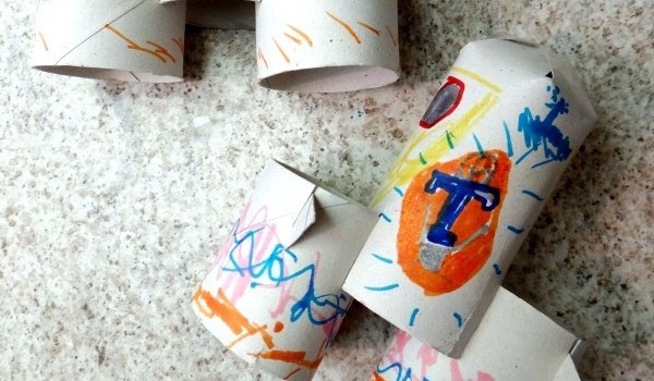 Toilet Paper Roll Rocket Craft With TOMORROWLAND Activity Sheets!