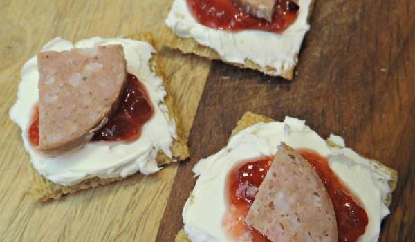 Summer Sausage Triscuit Recipe!