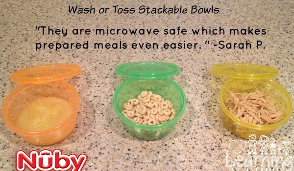 Nuby Wash or Toss Stackable Bowls Review!