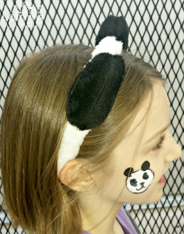 Panda Face Painting