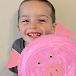 Paper Plate Piggy Craft Inspired by a Peppa Pig Sunny Vacation DVD!