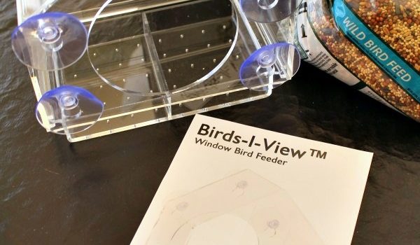 Getting Up Close To Birds With A Birds-I-View Window Bird Feeder!