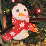 Snowman Craft Made From A Clothespin!