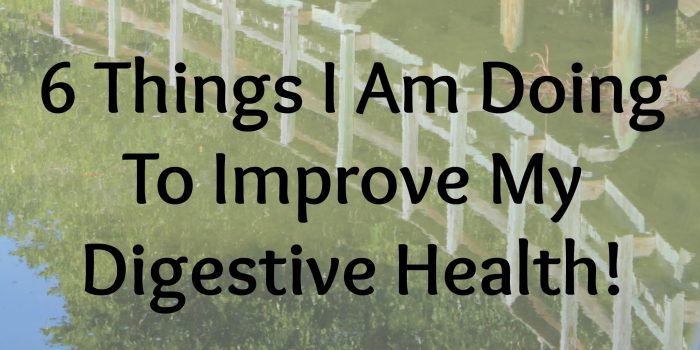 6 Things I Am Doing To Improve My Digestive Health!